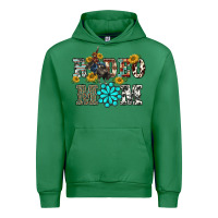 Emerald western rodeo bullfighter mom turquoise gemstones  sunflowers Urban Hoodie - BarkalooDesign