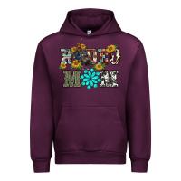 Mauve Wine western rodeo bullfighter mom turquoise gemstones  sunflowers Urban Hoodie - BarkalooDesign