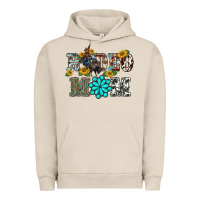 Pigment French Oak western rodeo bullfighter mom turquoise gemstones  sunflowers Urban Hoodie - BarkalooDesign