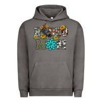 Pigment Tornado western rodeo bullfighter mom turquoise gemstones  sunflowers Urban Hoodie - BarkalooDesign