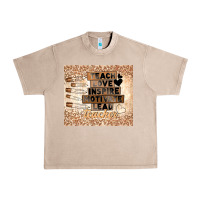 French Oak black teacher Urban Heavy Tee - TumblerDesignByShophia