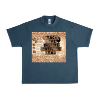 Midnight Navy black teacher Urban Heavy Tee - TumblerDesignByShophia