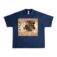 Navy black teacher Urban Heavy Tee - TumblerDesignByShophia