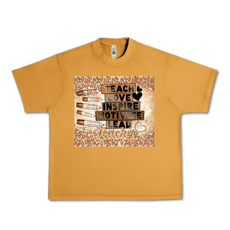 Black Teacher Urban Heavy Tee by TumblerDesignByShophia | Teevron