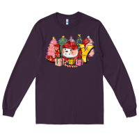 Plum joy snowman Long Sleeve Tee - CowGirlArtShop