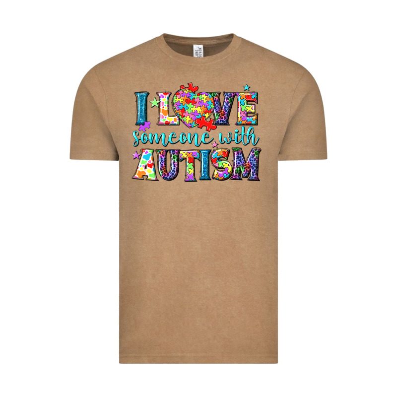 I Love Someone With Autism Vintage Tee by NancyCooperArtShop | Teevron