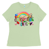 Matcha childcare life Ladies Tee - Artiststas