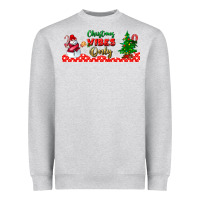 Heather Grey christmas vibes only libbey glass Heavyweight Sweatshirt - BundleAndBundleShop