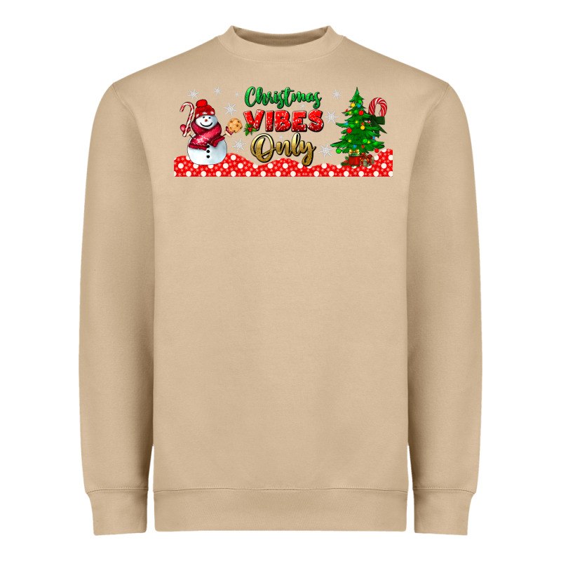 Christmas Vibes Only Libbey Glass Heavyweight Sweatshirt by BundleAndBundleShop | Teevron