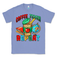 Colony Blue coffee teach repeat Classic Tee - NancyCooperArtShop