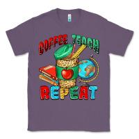 Lavender coffee teach repeat Classic Tee - NancyCooperArtShop