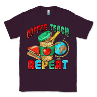Plum coffee teach repeat Classic Tee - NancyCooperArtShop
