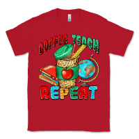 Red coffee teach repeat Classic Tee - NancyCooperArtShop