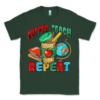Sports Green coffee teach repeat Classic Tee - NancyCooperArtShop