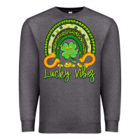 Charcoal Heather lucky vibes Premium Sweatshirt - Artiststas