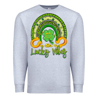 Heather Grey lucky vibes Premium Sweatshirt - Artiststas