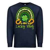Navy lucky vibes Premium Sweatshirt - Artiststas