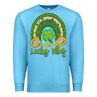 Ocean Blue lucky vibes Premium Sweatshirt - Artiststas