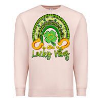 Pale Pink lucky vibes Premium Sweatshirt - Artiststas
