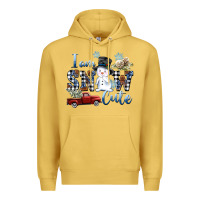 Antique Gold I am Snow Cute Premium Hoodie - FaDigitalArtStudio
