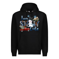 Black I am Snow Cute Premium Hoodie - FaDigitalArtStudio