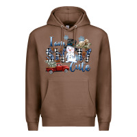 Chestnut I am Snow Cute Premium Hoodie - FaDigitalArtStudio