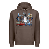 Coffee I am Snow Cute Premium Hoodie - FaDigitalArtStudio
