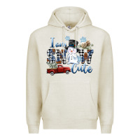 Oatmeal Heather I am Snow Cute Premium Hoodie - FaDigitalArtStudio