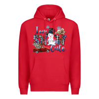 Red I am Snow Cute Premium Hoodie - FaDigitalArtStudio