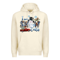 Sandshell I am Snow Cute Premium Hoodie - FaDigitalArtStudio