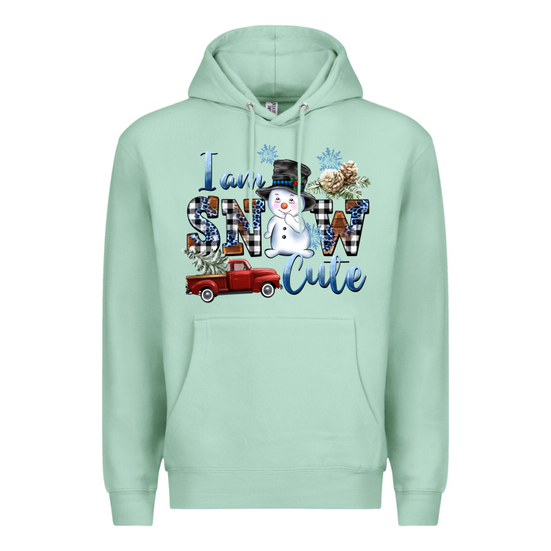 I Am Snow Cute Premium Hoodie by FaDigitalArtStudio | Teevron