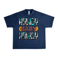 Navy Western Howdy Baby Howdy Urban Heavy Tee - HowdyJamesFarm