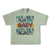 Oil Green Western Howdy Baby Howdy Urban Heavy Tee - HowdyJamesFarm