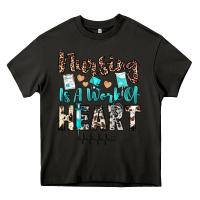 Asphalt nursing is a work of heart Heavy Core Tee - JahusDesignShop