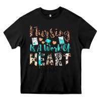 Black nursing is a work of heart Heavy Core Tee - JahusDesignShop