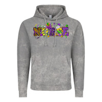 Cloud Rock Mardi Gras Day nurse Vintage Hoodie - HowdyJamesFarm
