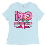 Baby Blue 100 days sprinkled with fun Ladies Tee - Artiststas