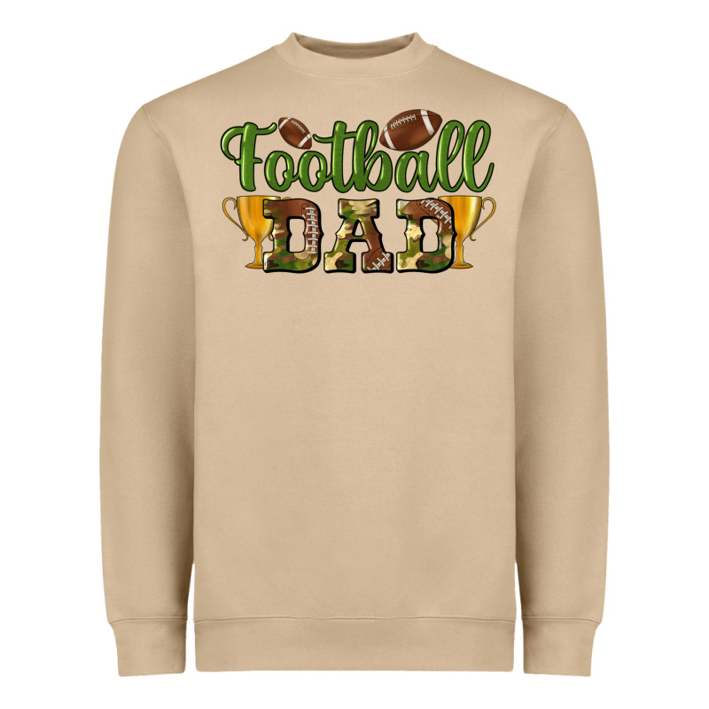 Football Dad Heavyweight Sweatshirt by BundleAndBundleShop | Teevron