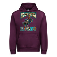 Mauve Wine western rodeo bullfighter Urban Hoodie - BarkalooDesign