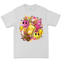 Dove Grey retro softball Premium Tee - Artiststas