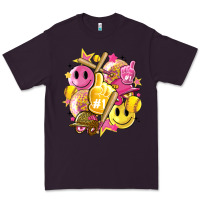 Plum retro softball Premium Tee - Artiststas