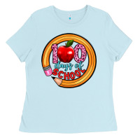 Baby Blue 100 days of school Ladies Tee - Artiststas