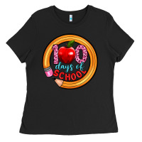 Black 100 days of school Ladies Tee - Artiststas