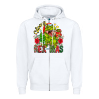 Merry Rexmas Zipper Hoodie | Teevron