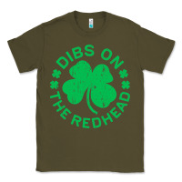 Army Green dibs on the redhead  st patricks day Classic Tee - lanVoArt