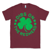 Burgundy dibs on the redhead  st patricks day Classic Tee - lanVoArt