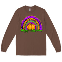 Chestnut happy halloween rainbow Long Sleeve Tee - Jasminsmagicworld