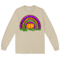 Mushroom happy halloween rainbow Long Sleeve Tee - Jasminsmagicworld