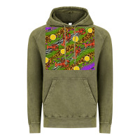 Vintage Olive Mardi Gras Crabs and lemons tumbler Vintage Hoodie - HowdyJamesFarm