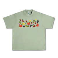 Oil Green summer fruits Urban Heavy Tee - TumblerDesignByShophia